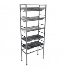 Стелажі для сушіння посуду 5 рядів