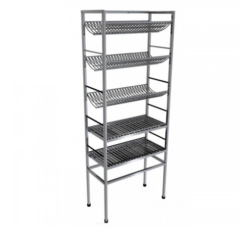 Стелажі для сушіння посуду 5 рядів
