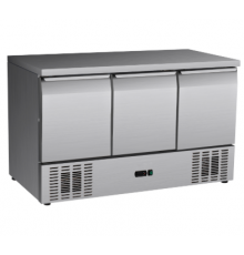 Холодильний стіл BRILLIS S903T | 3 двері, нержавійка | Гарантія 2 роки