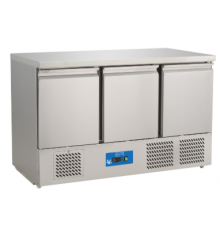 Стіл для піци холодильний BRILLIS G-PS903V | 3 двері, Граніт, GN