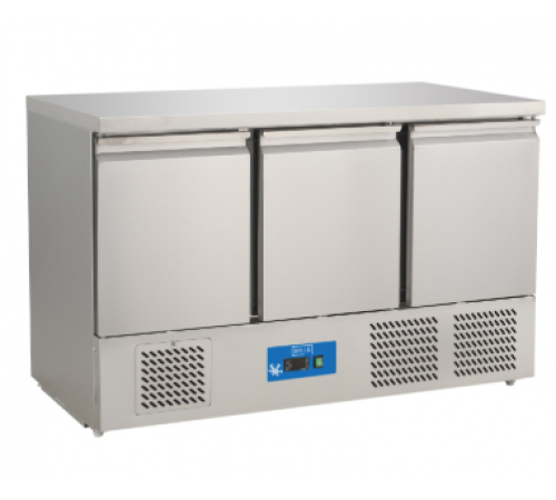 Стіл для піци холодильний BRILLIS G-PS903V | 3 двері, Граніт, GN
