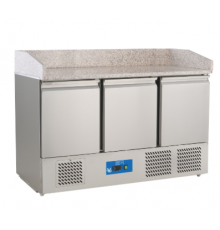 Стіл для піци холодильний BRILLIS G-S903VPZ | 3 двері, Граніт, Енергоефективний