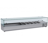 Вітрина холодильна для топінгу BRILLIS VRX1400/330G | 1.4 м, 6xGN 1/4