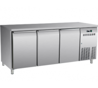 Стіл морозильний BRILLIS СN3100 | 3 двері, 418 л, Нержавіюча сталь