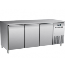 Стіл морозильний BRILLIS СN3100 | 3 двері, 418 л, Нержавіюча сталь