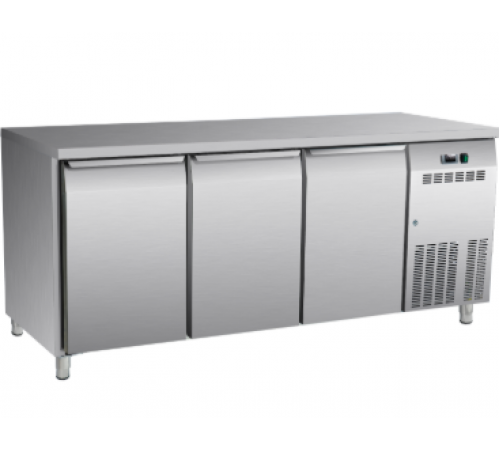 Стіл морозильний BRILLIS СN3100 | 3 двері, 418 л, Нержавіюча сталь