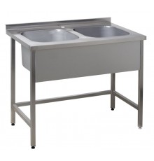 Ванна мийна зварна двосекційна Економ 430