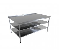 Стіл виробничий з двома нижніми поліцями Економ 430