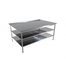 Стіл виробничий з двома нижніми поліцями Проф 304