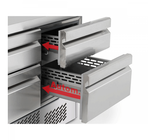 Холодильний стіл GGM Gastro KTI107M #7SBI1213 - 1,0 x 0,7м