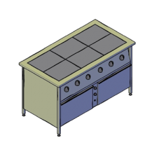 Плита електрична ПЕ-6Д (проф)