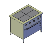 Плита електрична ПЕ-4Д (проф)