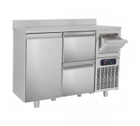 Холодильний стіл барний - 1,6 x 0,6 м BGKF156A #SBGKF12