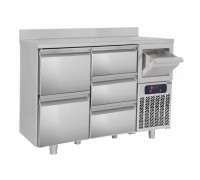 Холодильний стіл барний - 1,6 x 0,6 м BGKF156A #SBGKF1213