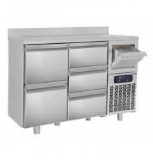 Холодильний стіл барний - 1,6 x 0,6 м BGKF156A #SBGKF1213
