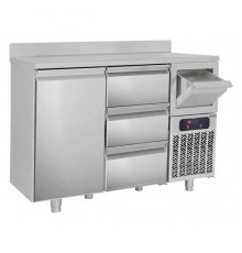 Холодильний стіл барний - 1,6 x 0,6 м BGKF156A #SBGKF13