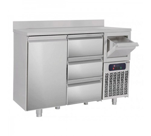 Холодильний стіл барний - 1,6 x 0,6 м BGKF156A #SBGKF13