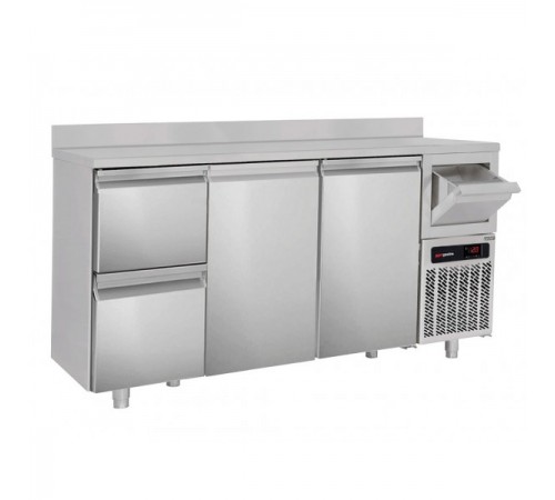 Холодильний стіл барний - 2,1 x 0,6 м BGKF216D #SBGKF12