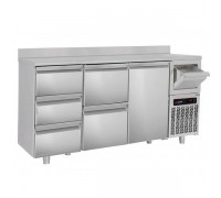 Холодильний стіл барний - 2,1 x 0,6 м BGKF216D #SBGKF1213