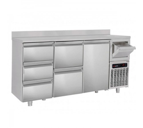 Холодильний стіл барний - 2,1 x 0,6 м BGKF216D #SBGKF1213