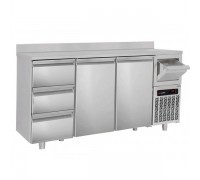 Холодильний стіл барний - 2,1 x 0,6 м BGKF216D #SBGKF13