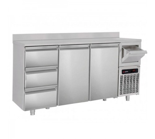 Холодильний стіл барний - 2,1 x 0,6 м BGKF216D #SBGKF13