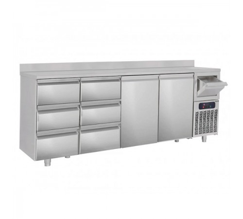 Холодильний стіл барний - 2,7 x 0,6 м BGKF266A # 2 #SBGKF13