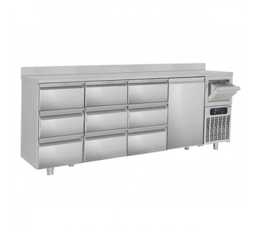 Холодильний стіл барний - 2,7 x 0,6 м BGKF266A # 3 #SBGKF13