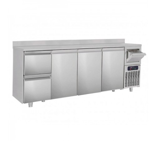 Холодильний стіл барний - 2,7 x 0,6 м BGKF266A #SBGKF12