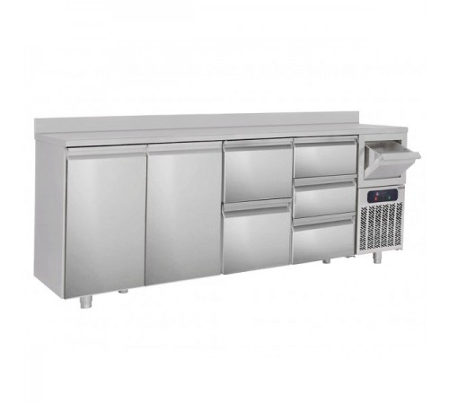 Холодильний стіл барний - 2,7 x 0,6 м BGKF266A #SBGKF1213