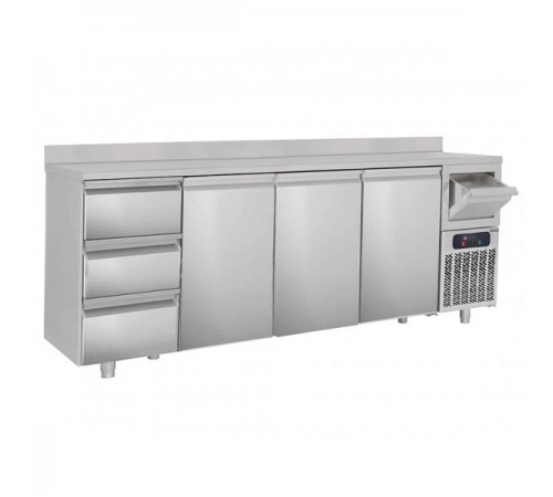 Холодильний стіл барний - 2,7 x 0,6 м BGKF266A #SBGKF13