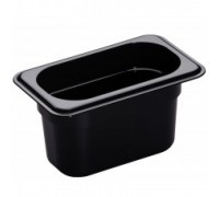 Гастроємність із чорного полікарбонату GN1/9 (H) 100 мм
