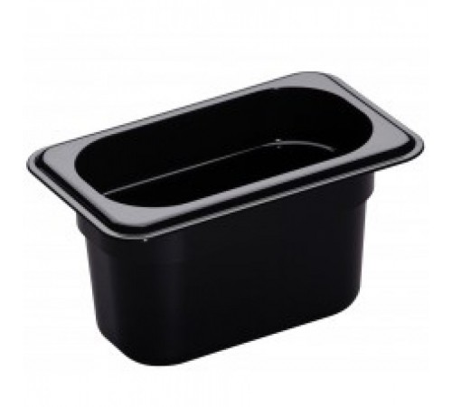 Гастроємність із чорного полікарбонату GN1/9 (H) 100 мм