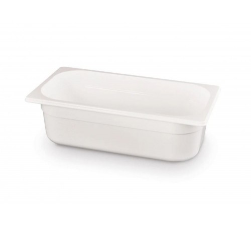 Гастроємність із білого полікарбонату GN 1/3 (H) 65 мм