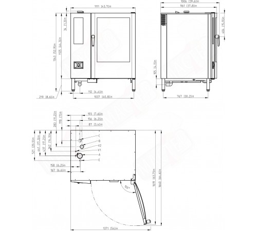 Пароконвектомат Retigo Vision-2 B1221I