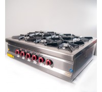 Плита 6-ти конфоркова настільна з газовим контролером МО15-6N