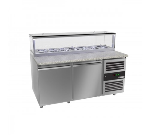 Саладетта - 1,50 м - 7x GN 1/3