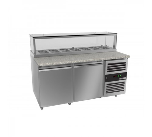 Саладетта - 1,50 м - 7x GN 1/3