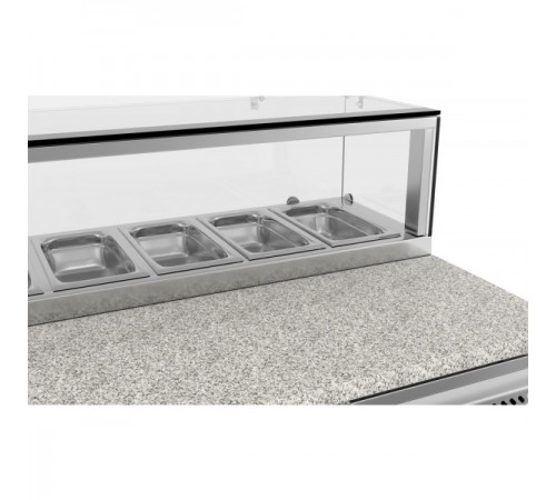 Саладетта - 1,50 м - 7x GN 1/3