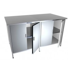 Стіл-тумба з 4 орними дверима Економ 430, 2 поліці