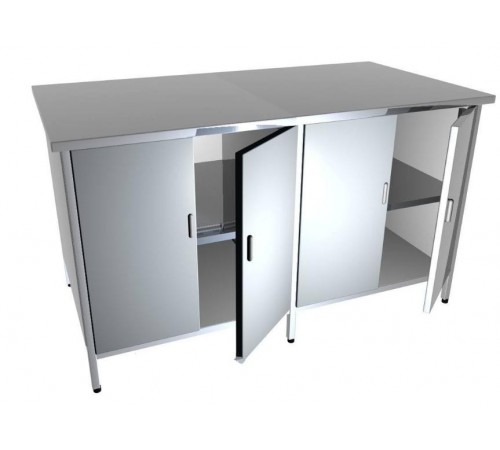 Стіл-тумба з 4 орними дверима Економ 430, 2 поліці