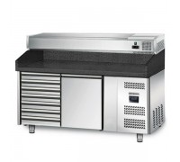 Холодильний стіл для піци - 1,5 x 0,8 м