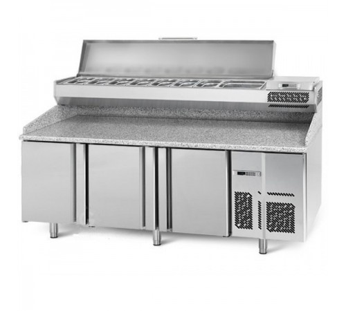 Холодильний стіл для піци - 1,4 x 0,7 м