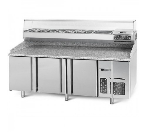 Холодильний стіл для піци - 1,9 x 0,7 м