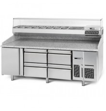 Холодильний стіл для піци - 1,9 x 0,7 м