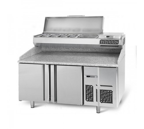 Холодильний стіл для піци - 1,4 x 0,7 м