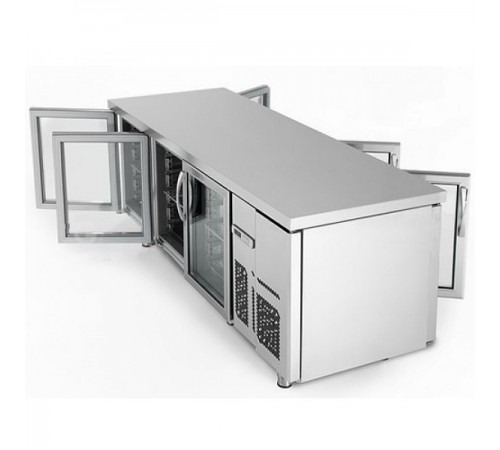 Холодильний стіл для напоїв - 2,2 x 0,8 м BGI228GB