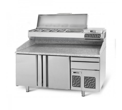 Холодильний стіл для піци - 1,7 x 0,8 м