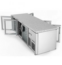 Холодильний стіл для випічки - 2,2 x 0,8 м BKI228GB