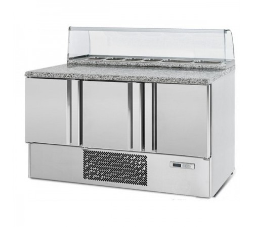 Холодильний стіл для піци - 1,4 x 0,7 м